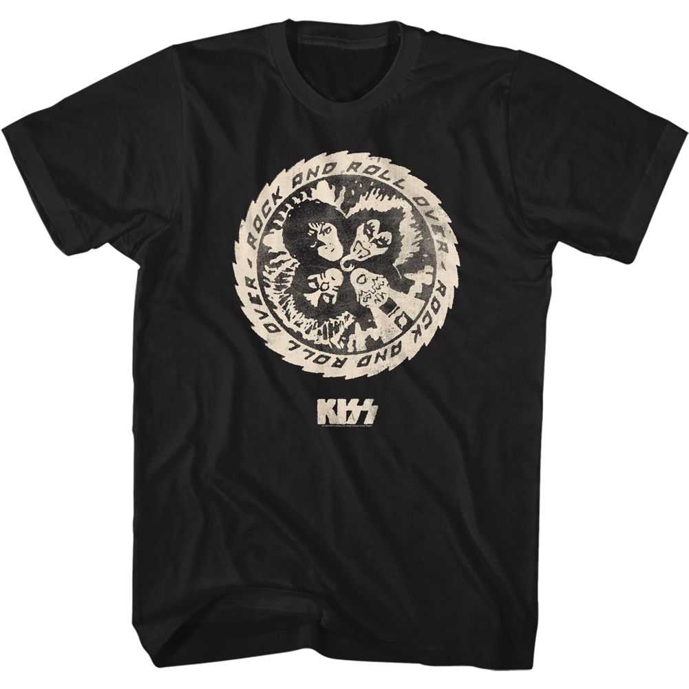 KISS - ROCK AND ROLL Adult Shirt