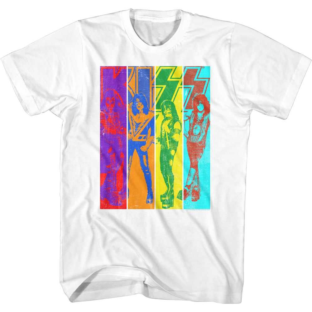KISS - COLOR KISS Adult Shirt