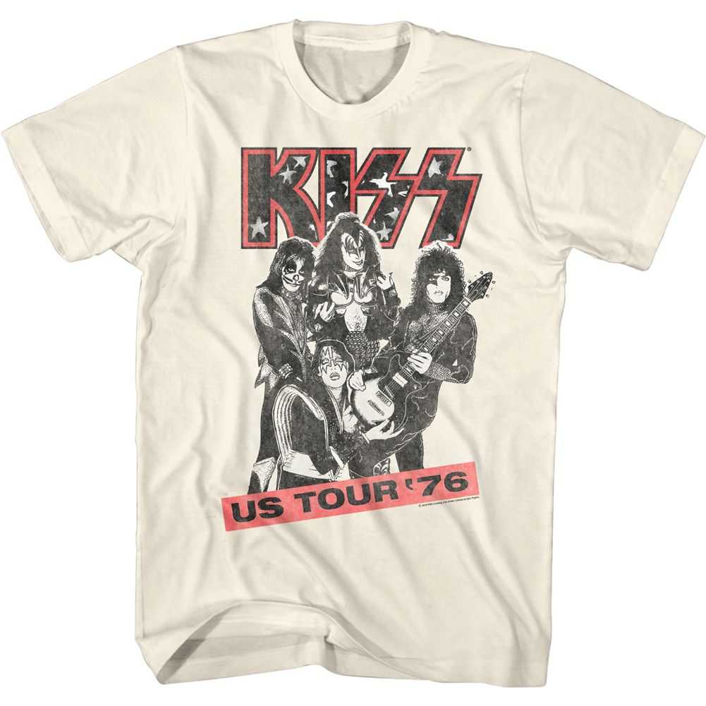 KISS - USTOUR76 Adult Shirt