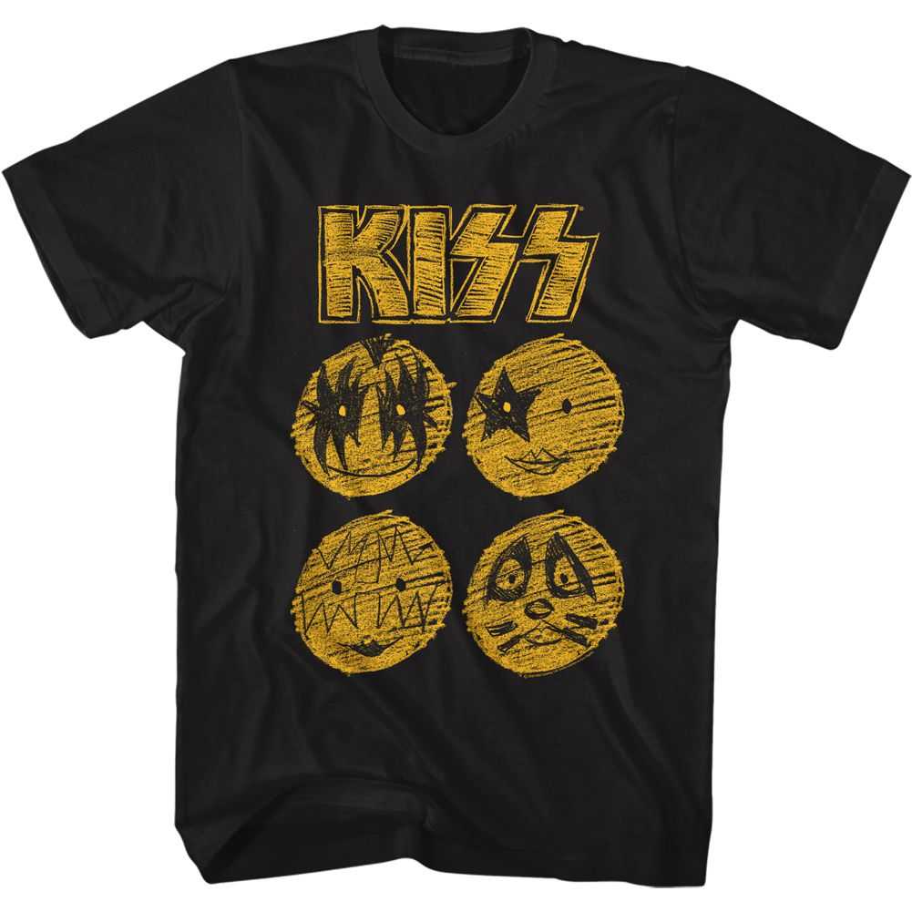 KISS - BAND SKETCH Adult Shirt