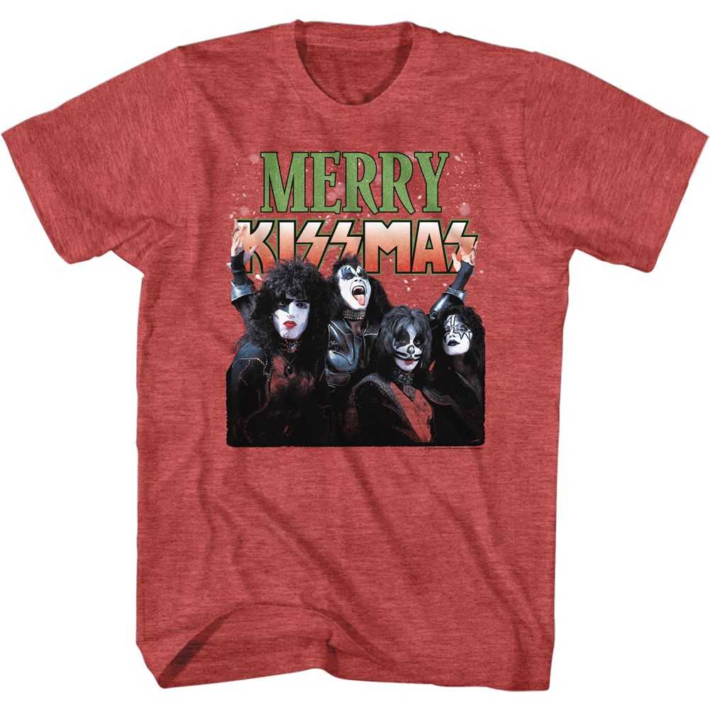 KISS - MERRY KISSMAS Adult Shirt