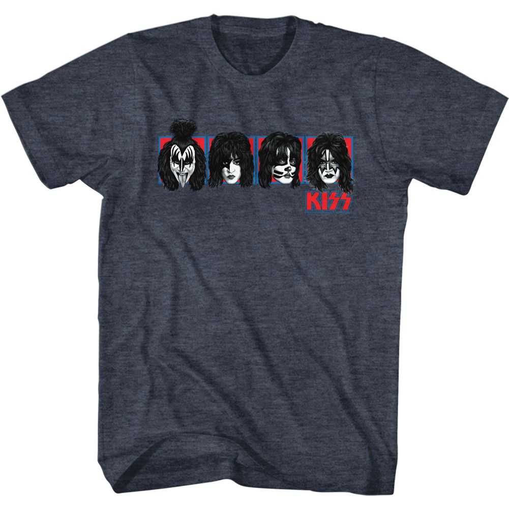 KISS - KISS SQUARES Adult Shirt
