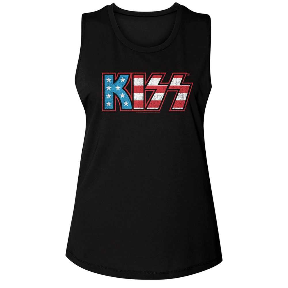KISS - FLAG KISS Adult Shirt
