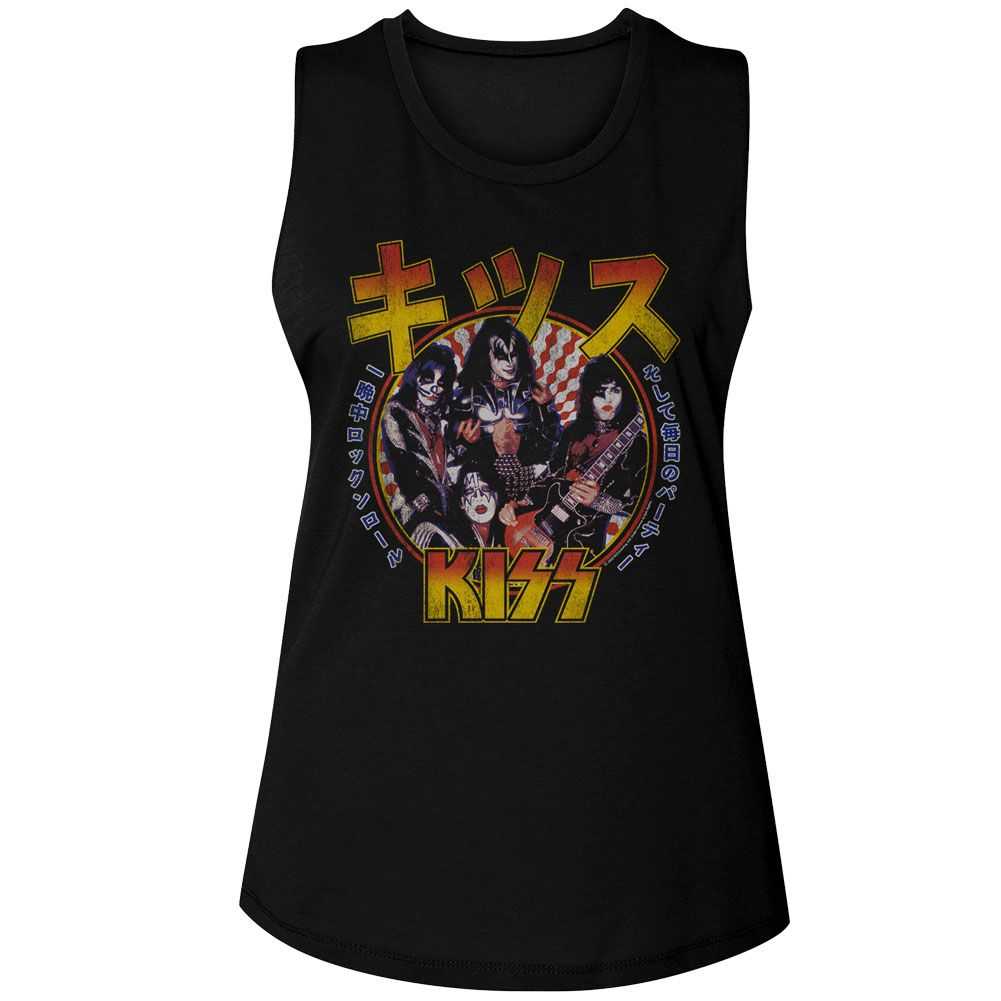 KISS - KISS RR ALL NITE JAPANESE Adult Shirt