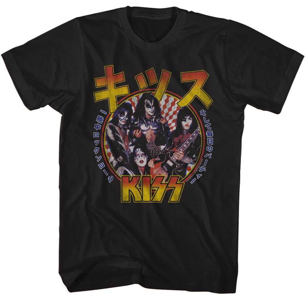 KISS - KISS-RR ALL NIT JAPANESE Adult Shirt