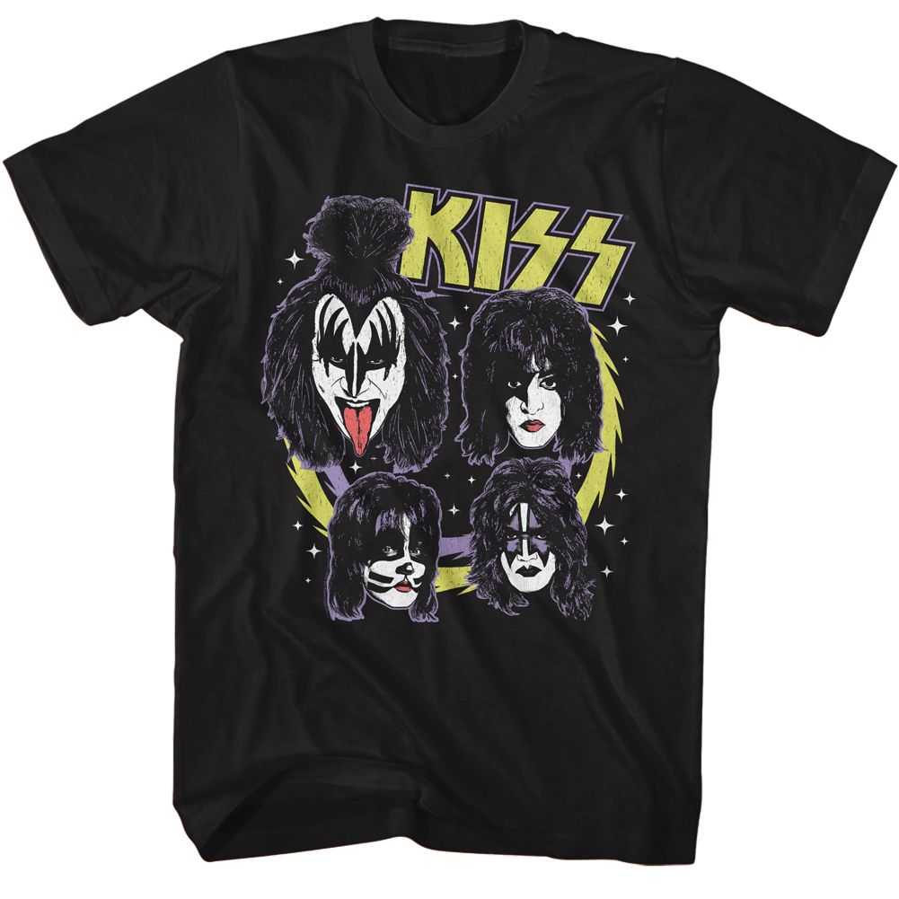 KISS - KISS SPIKE CIRCLES Adult Shirt