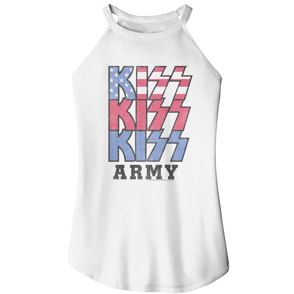 KISS - KISS PATRIOTIC LOGO Adult Shirt