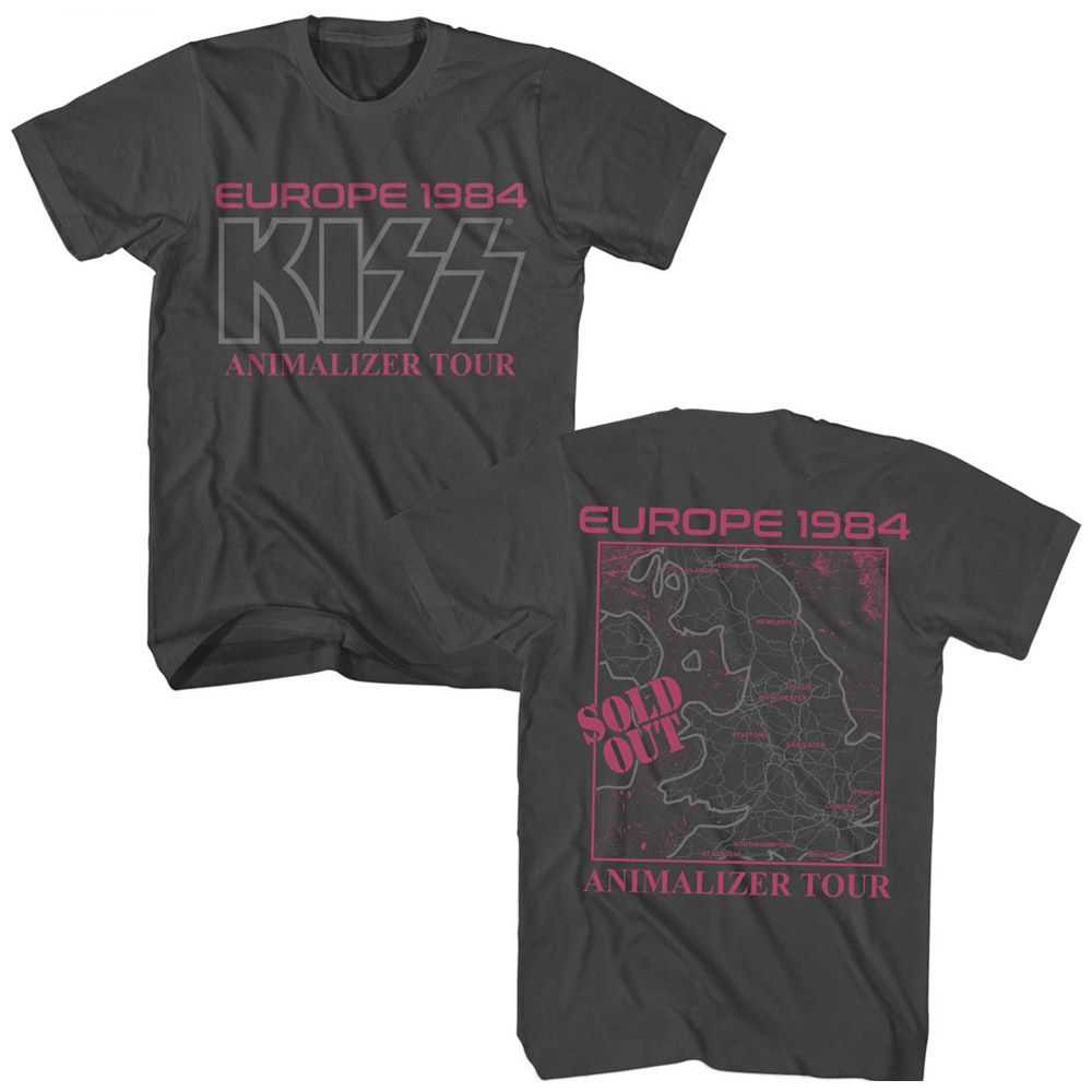 KISS - KISS EUROPE 1984 Adult Shirt
