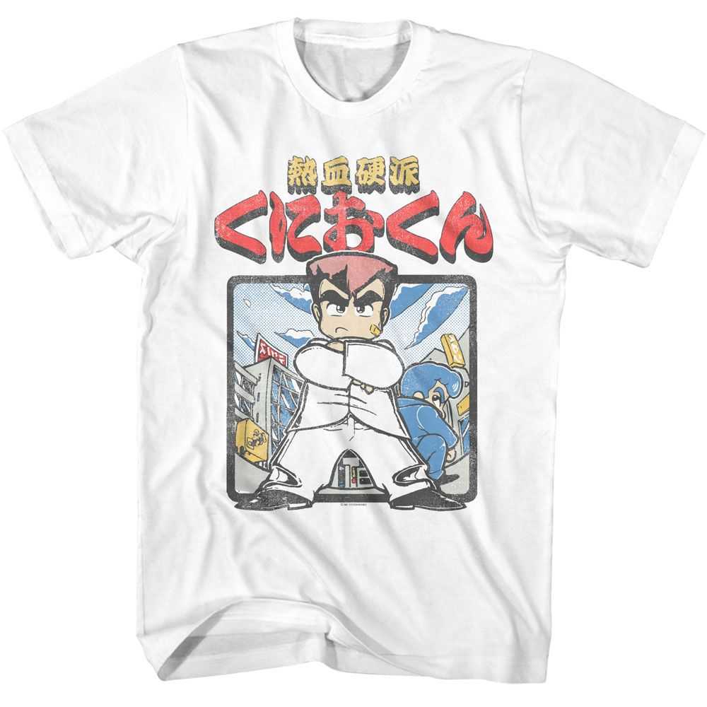 River City Ransom - RIVER CITY RANSOM HOT BLOODED KUNIO KUN Adult Shirt