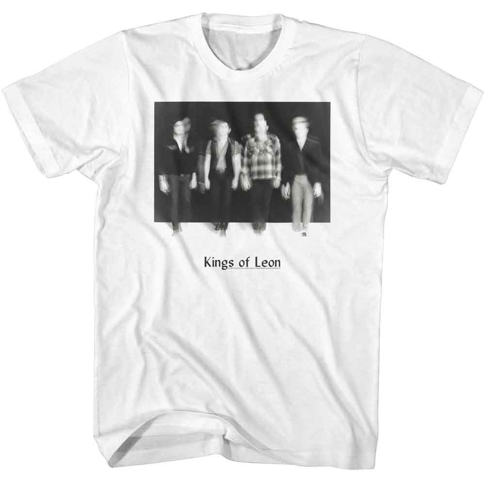 Kings of Leon - KINGS OF LEON BLURRY BAND Adult Shirt