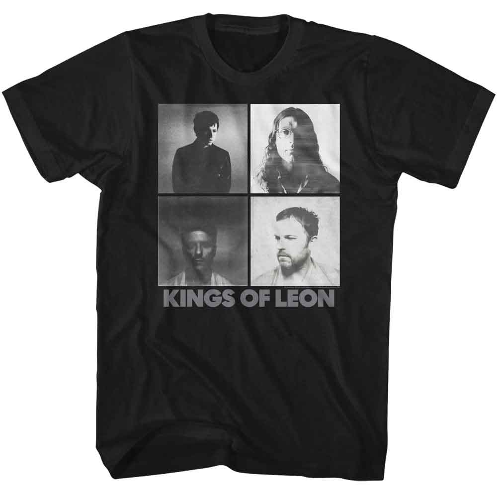 Kings of Leon - KINGS OF LEON FOGGY SQUARES Adult Shirt