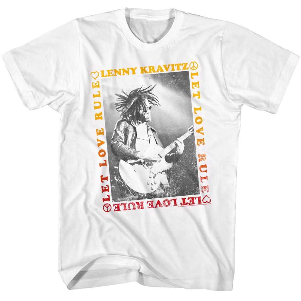 Lenny Kravitz - LENNY KRAVITZ LET LOVE RULE BORDER Adult Shirt