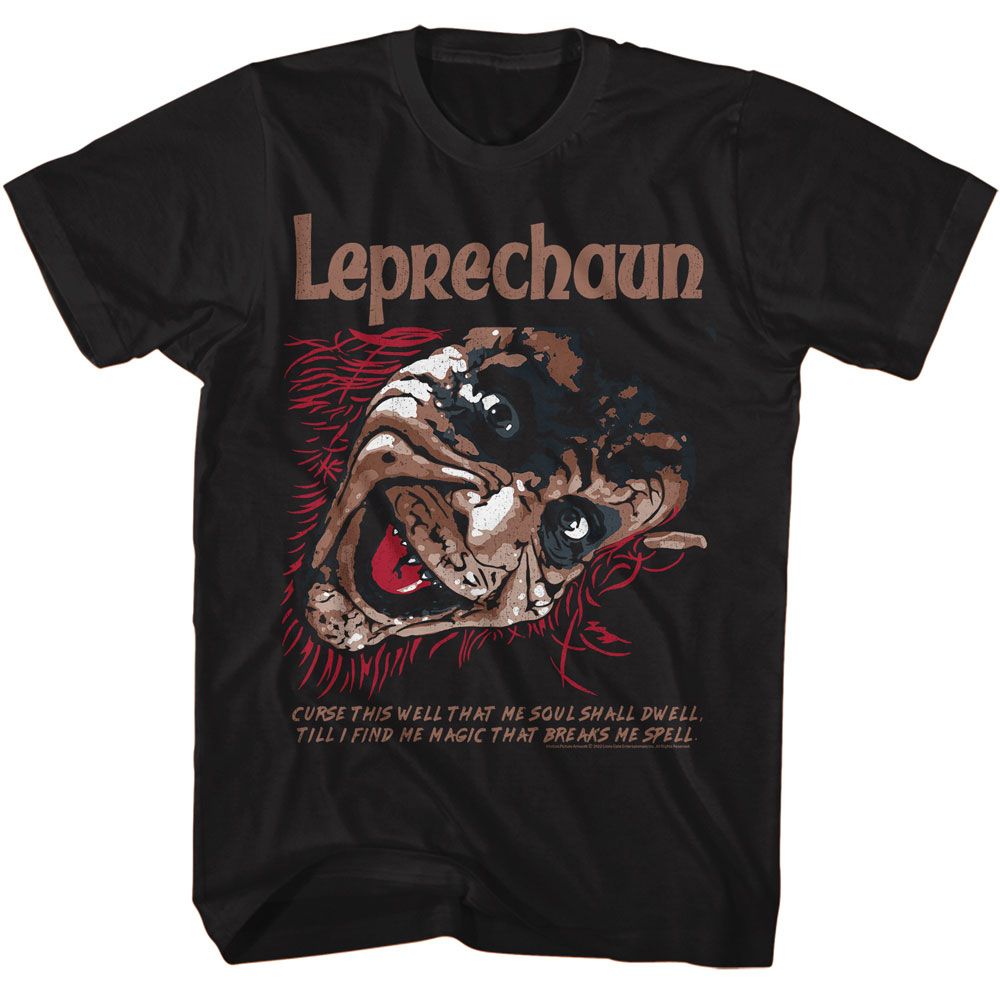 Leprechaun - LEPRECHAUN CURSE THIS WELL Adult Shirt