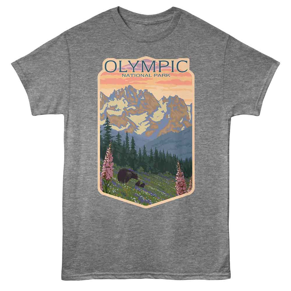 Lantern Press - OLYMPIC CONTOUR Adult Shirt