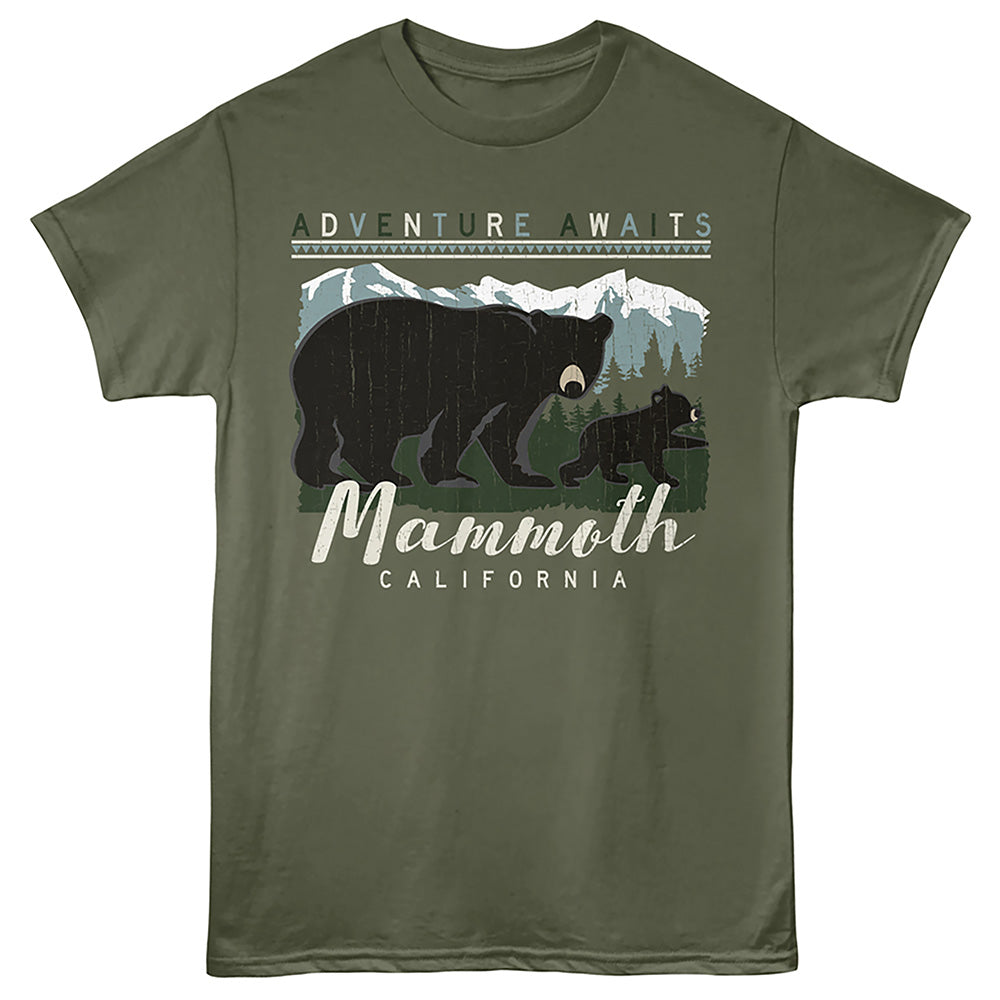 Lantern Press - MAMMOTH BEARS Adult Shirt