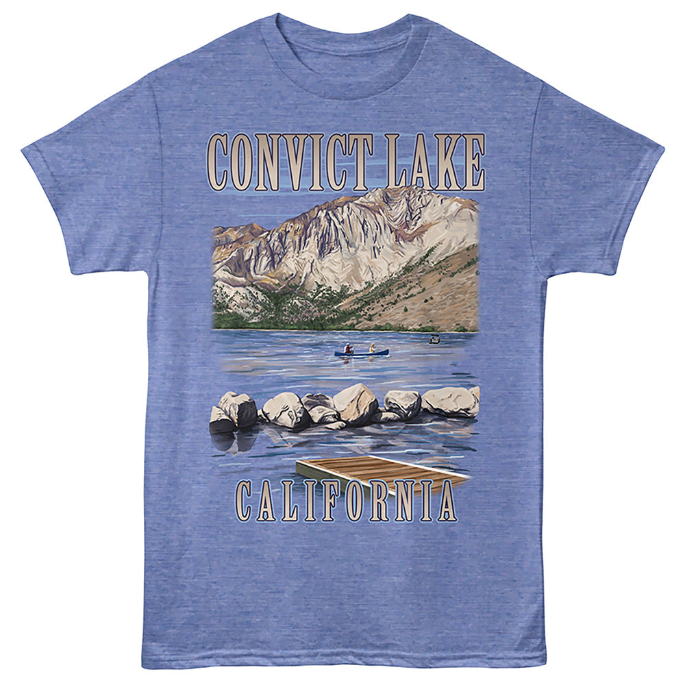 Lantern Press - CONVICT LAKE Adult Shirt