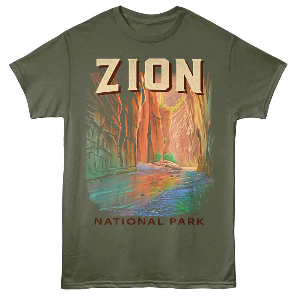Lantern Press - CANYON FLOW Adult Shirt