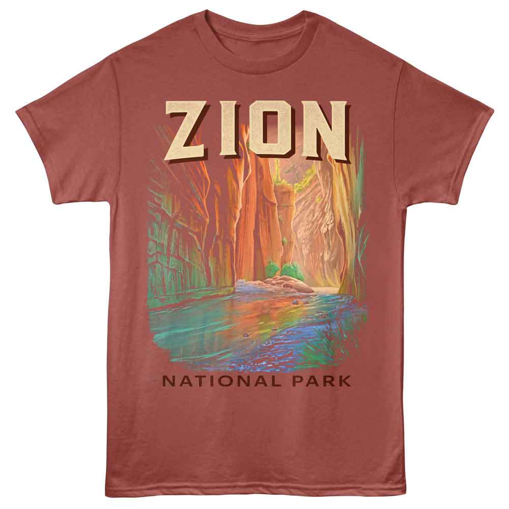 Lantern Press - CANYON FLOW Adult Shirt