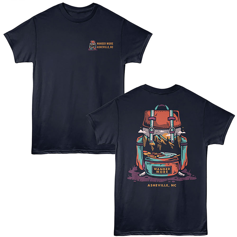 Lantern Press - BACKPACK F B Adult Shirt