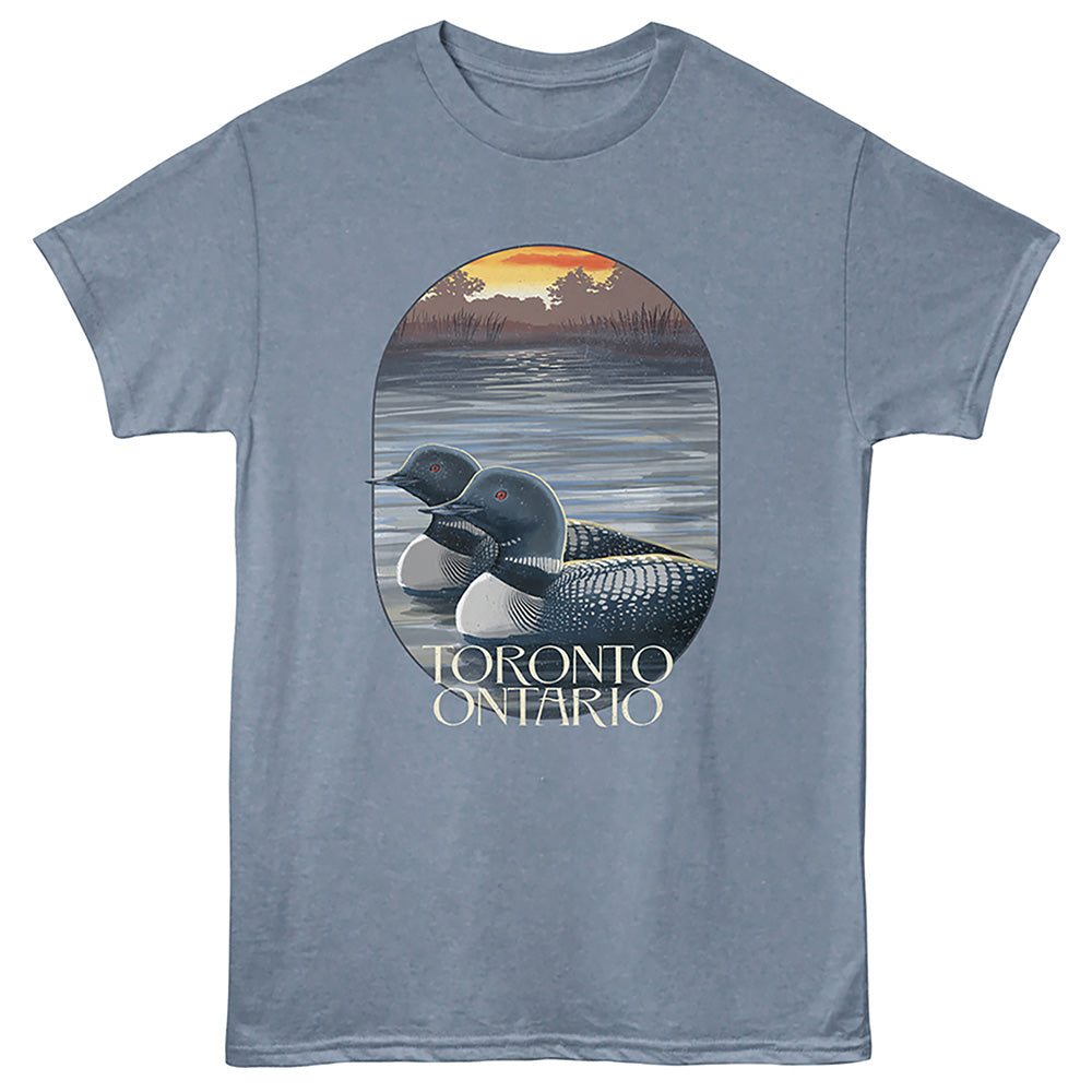 Lantern Press - TORONTO DUCKS SHAPE Adult Shirt