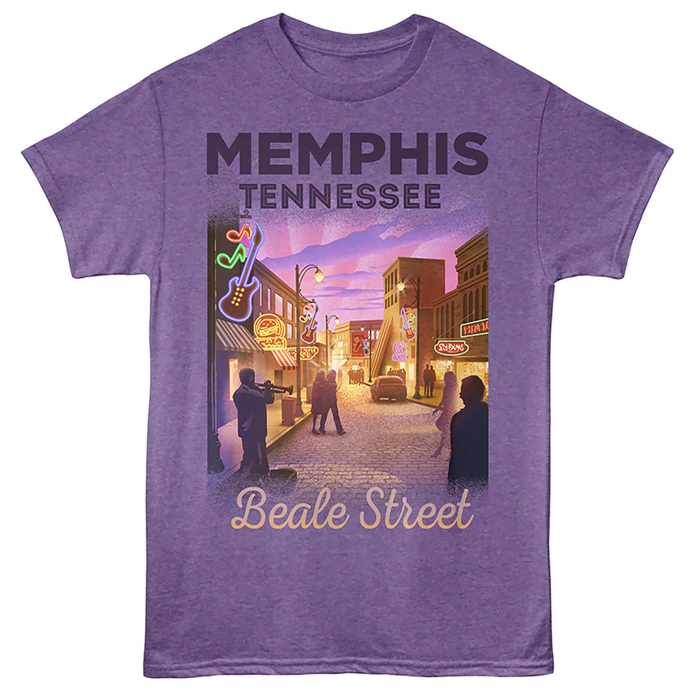 Lantern Press - BEALE STREET JAZZY Adult Shirt