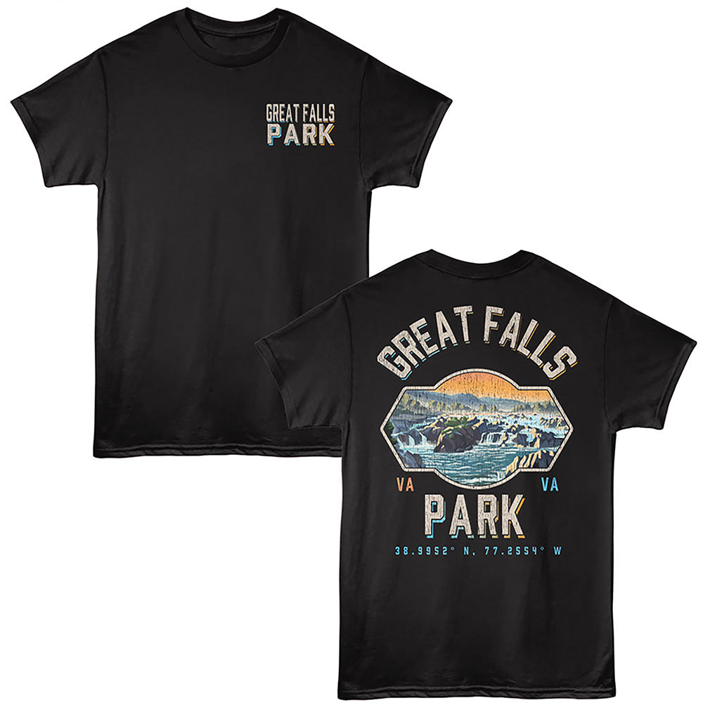 Lantern Press - GREAT FALLS F B Adult Shirt