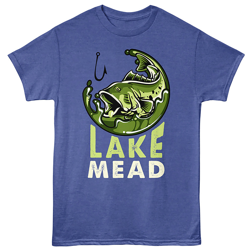 Lantern Press - FISH HOOK LAKE MEAD Adult Shirt