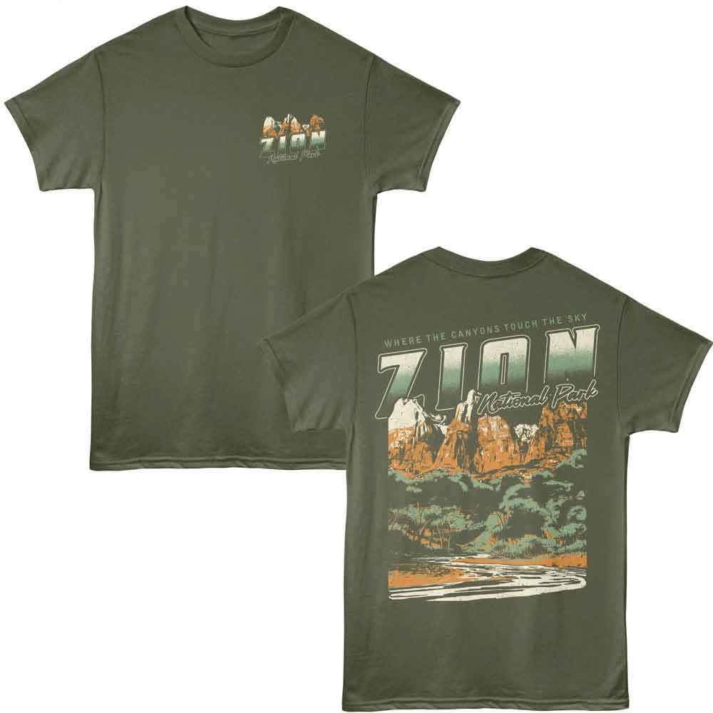 Lantern Press - CANYONS TOUCH SKY F B Adult Shirt