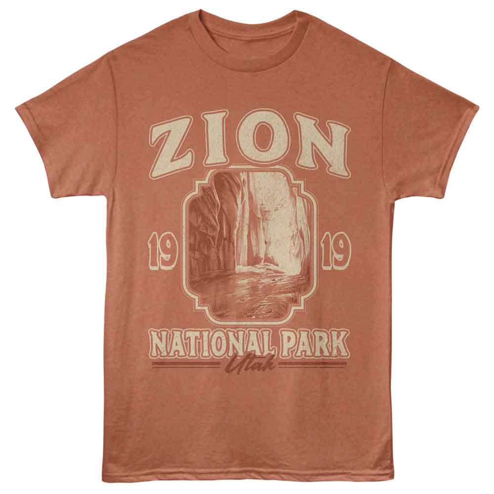 Lantern Press - ZION UTA 1919 Adult Shirt