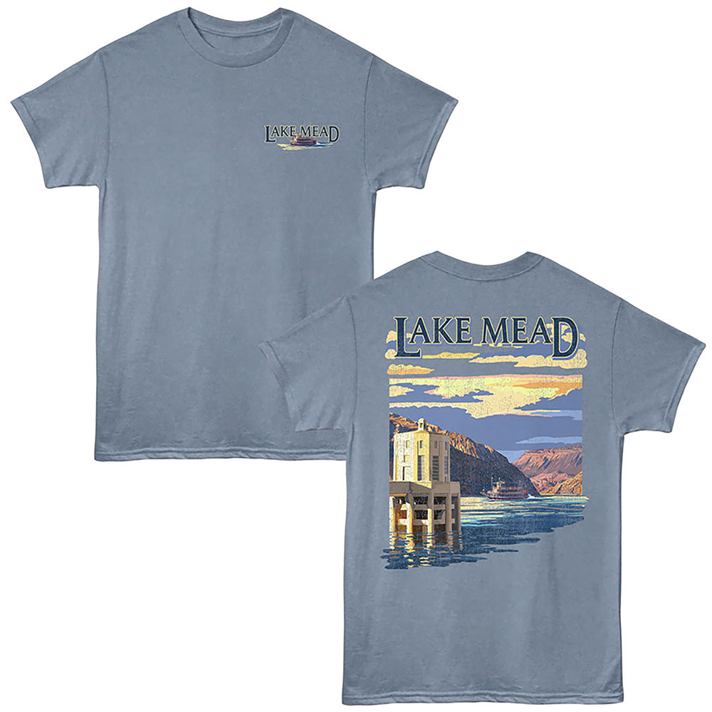 Lantern Press - SUNSET TOWER Adult Shirt
