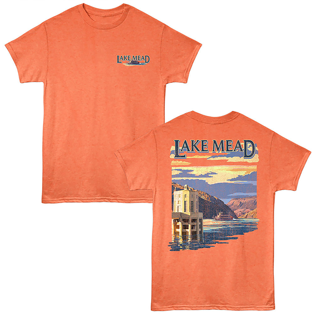 Lantern Press - SUNSET TOWER Adult Shirt