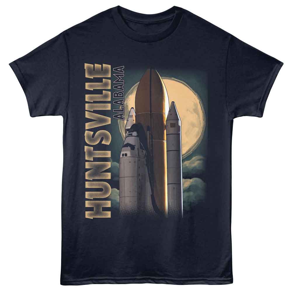 Lantern Press - HUNTSVILLE SHUTTLE Adult Shirt