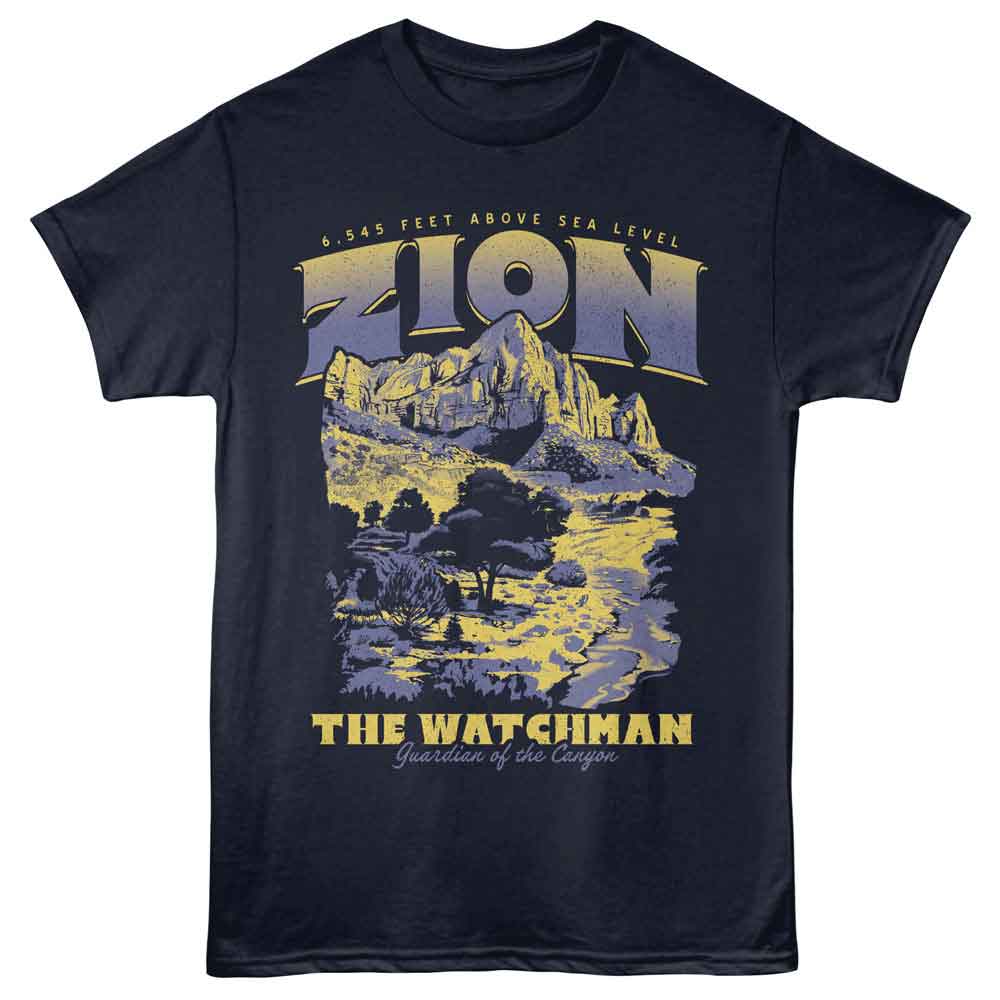Lantern Press - ZION THE WATCHMAN Adult Shirt