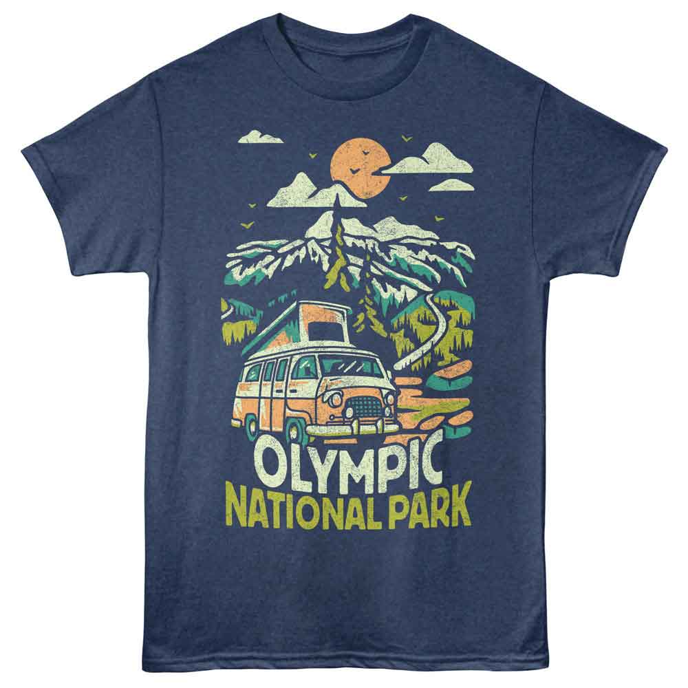Lantern Press - OLYMPIC ROAD TRIP Adult Shirt