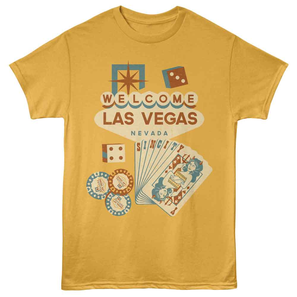 Lantern Press - LAS VEGAS Adult Shirt
