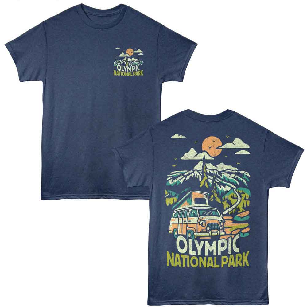 Lantern Press - OLYMPIC ROAD TRIP F B Adult Shirt