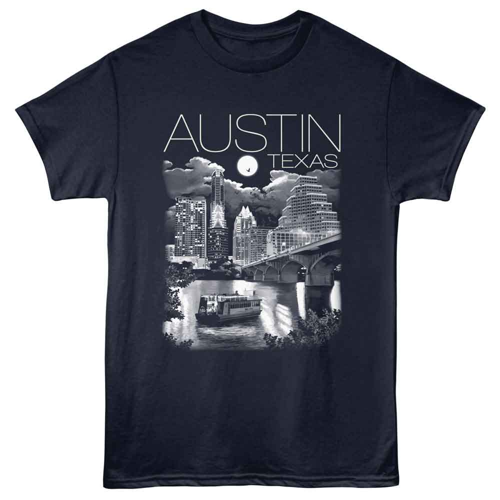 Lantern Press - AUSTIN TX Adult Shirt