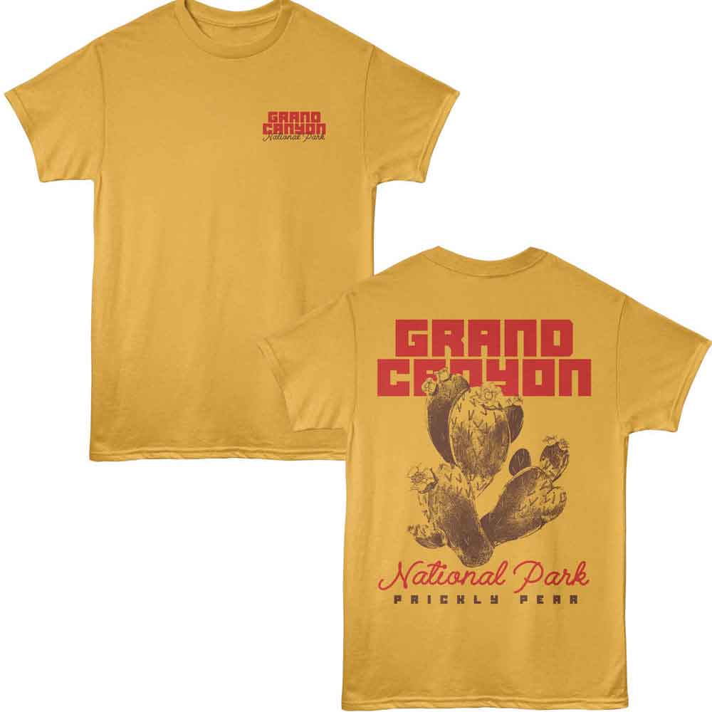 Lantern Press - GRAND CANYON PRICKLY PEAR F B Adult Shirt