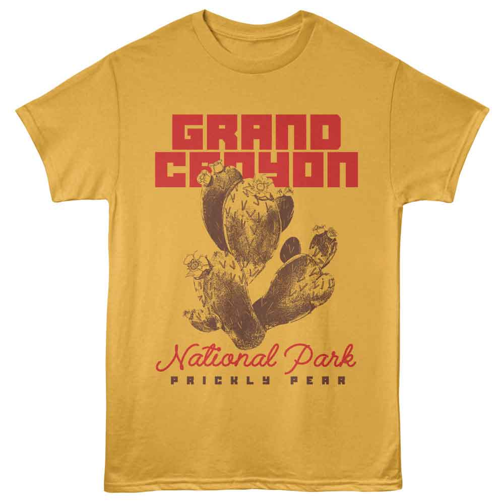 Lantern Press - GRAND CANYON PRICKLY PEAR Adult Shirt