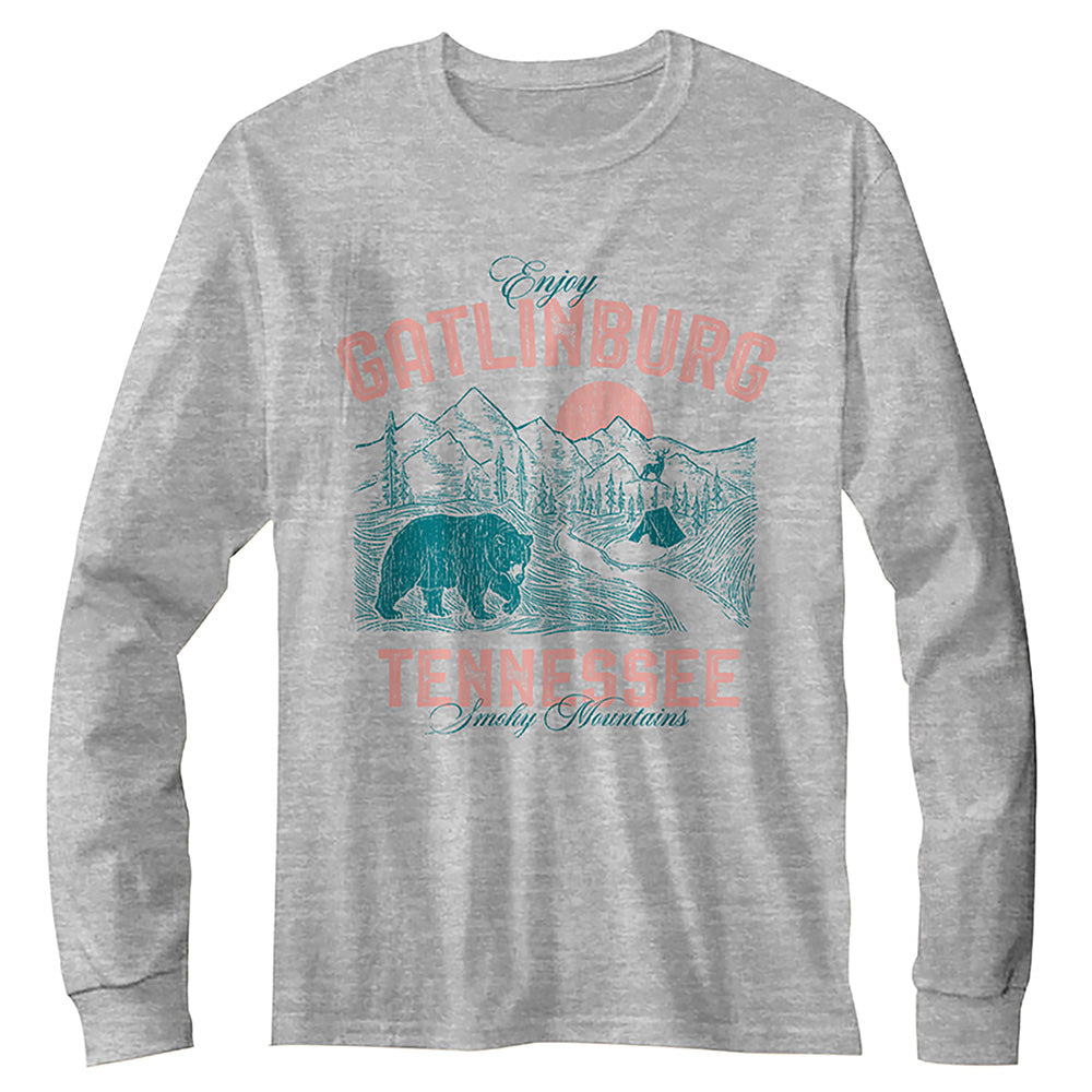 Lantern Press - ENJOY GATLINBURG Adult Shirt