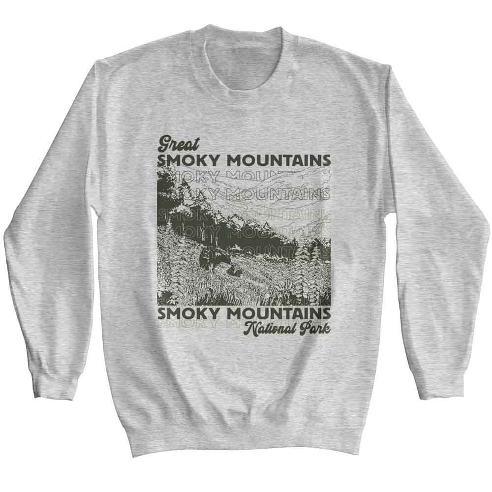 Lantern Press - SMOKY MOUNTAINS REPEAT Adult Shirt
