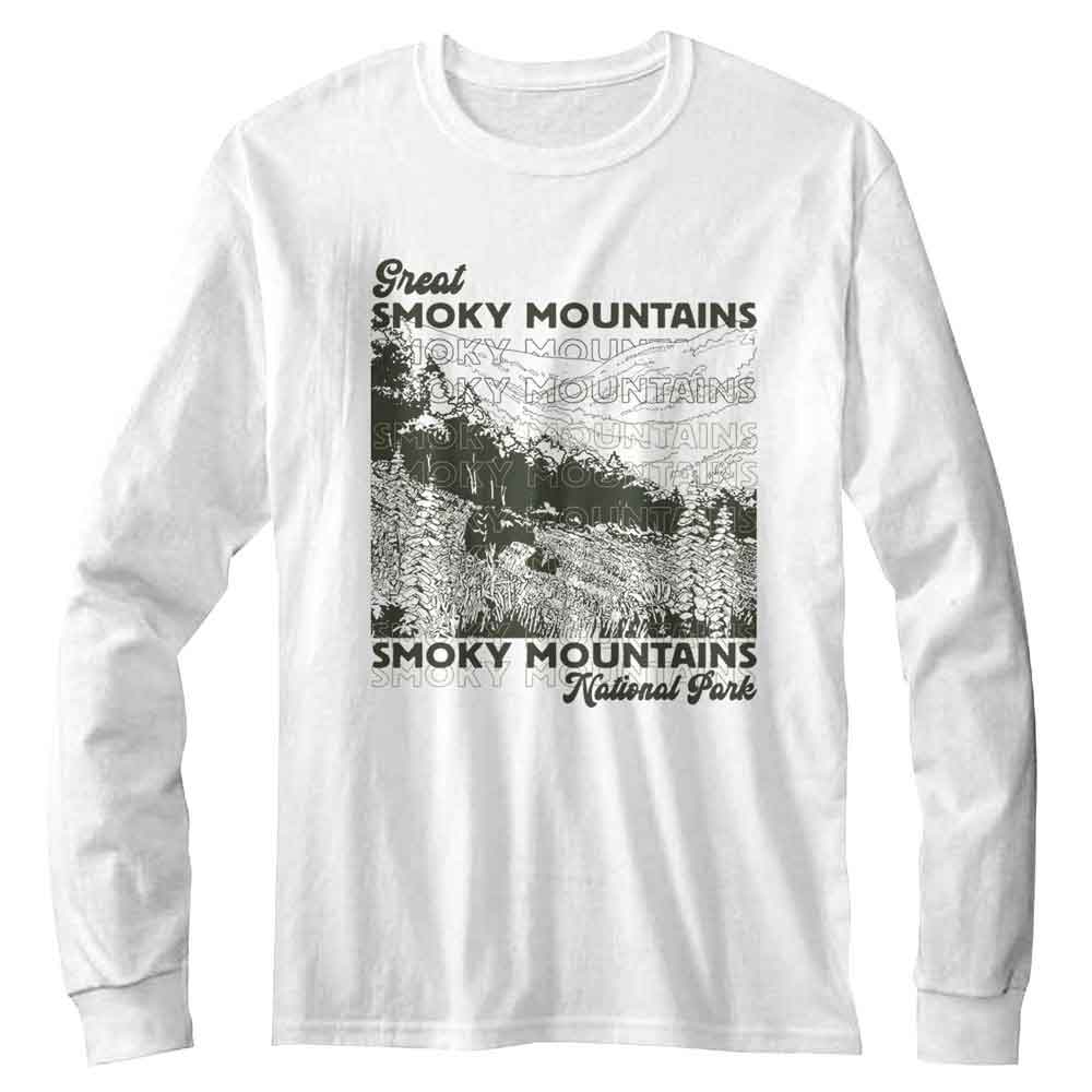 Lantern Press - SMOKY MOUNTAINS REPEAT Adult Shirt
