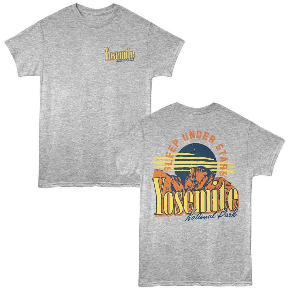Lantern Press - YOSEMITE SLEEP UNDER STARS F B Adult Shirt