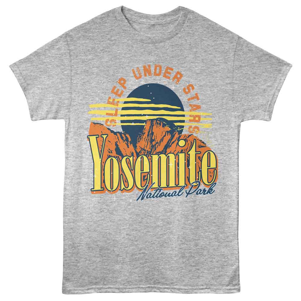 Lantern Press - YOSEMITE SLEEP UNDER STARS Adult Shirt