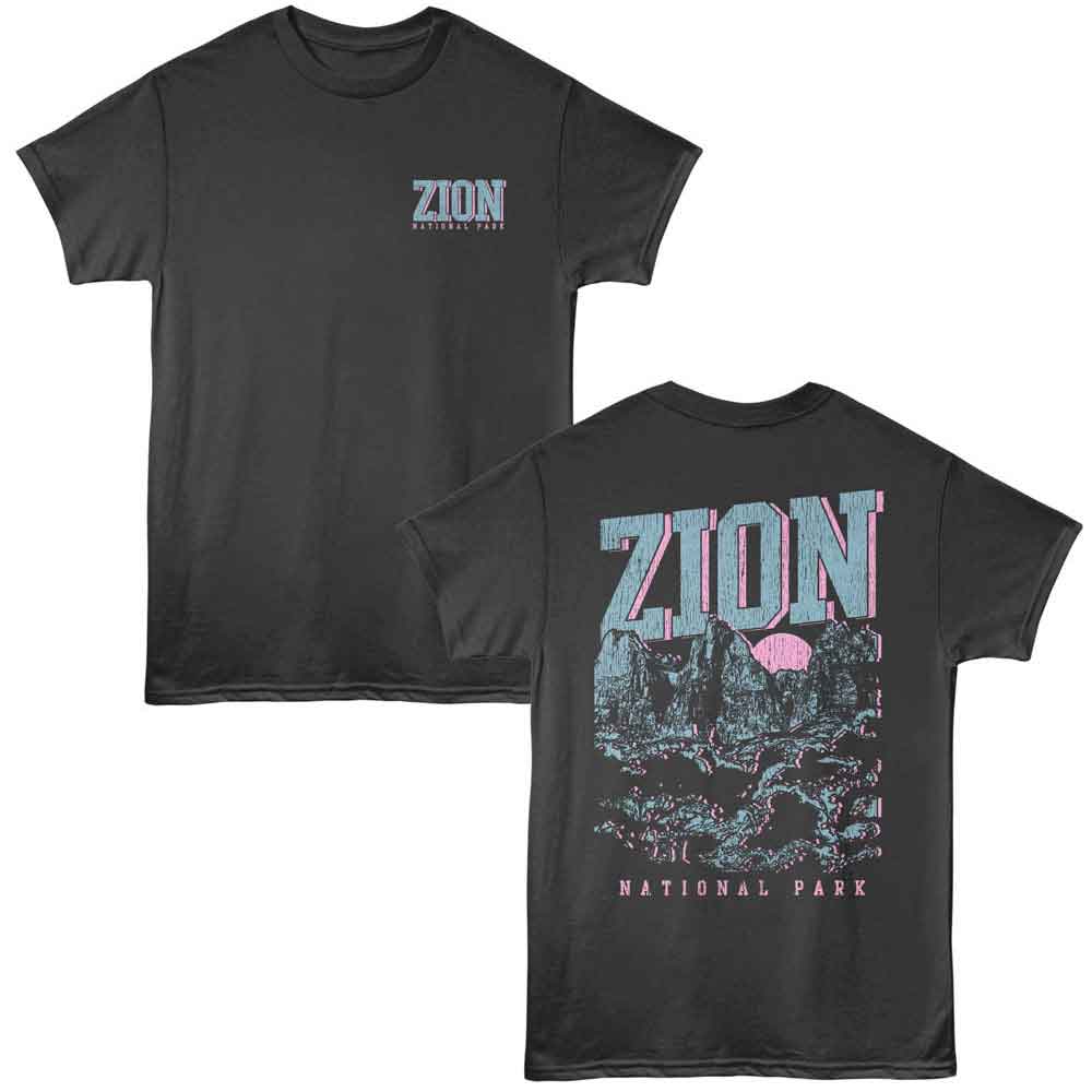 Lantern Press - ZION ROCK FORMATIONS F B Adult Shirt