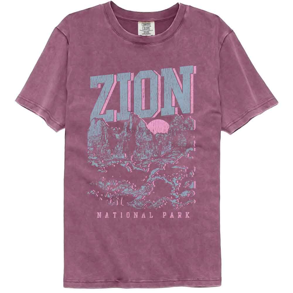 Lantern Press - ZION ROCK FORMATIONS Adult Shirt