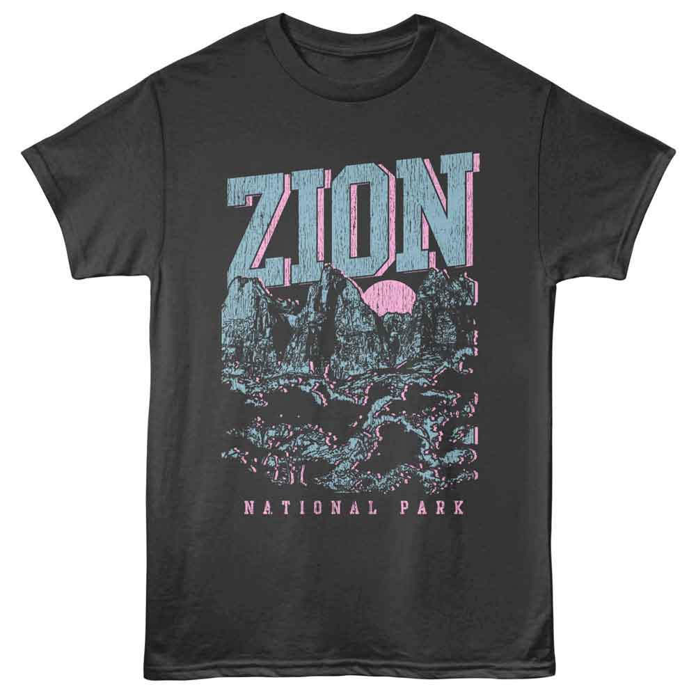 Lantern Press - ZION ROCK FORMATIONS Adult Shirt