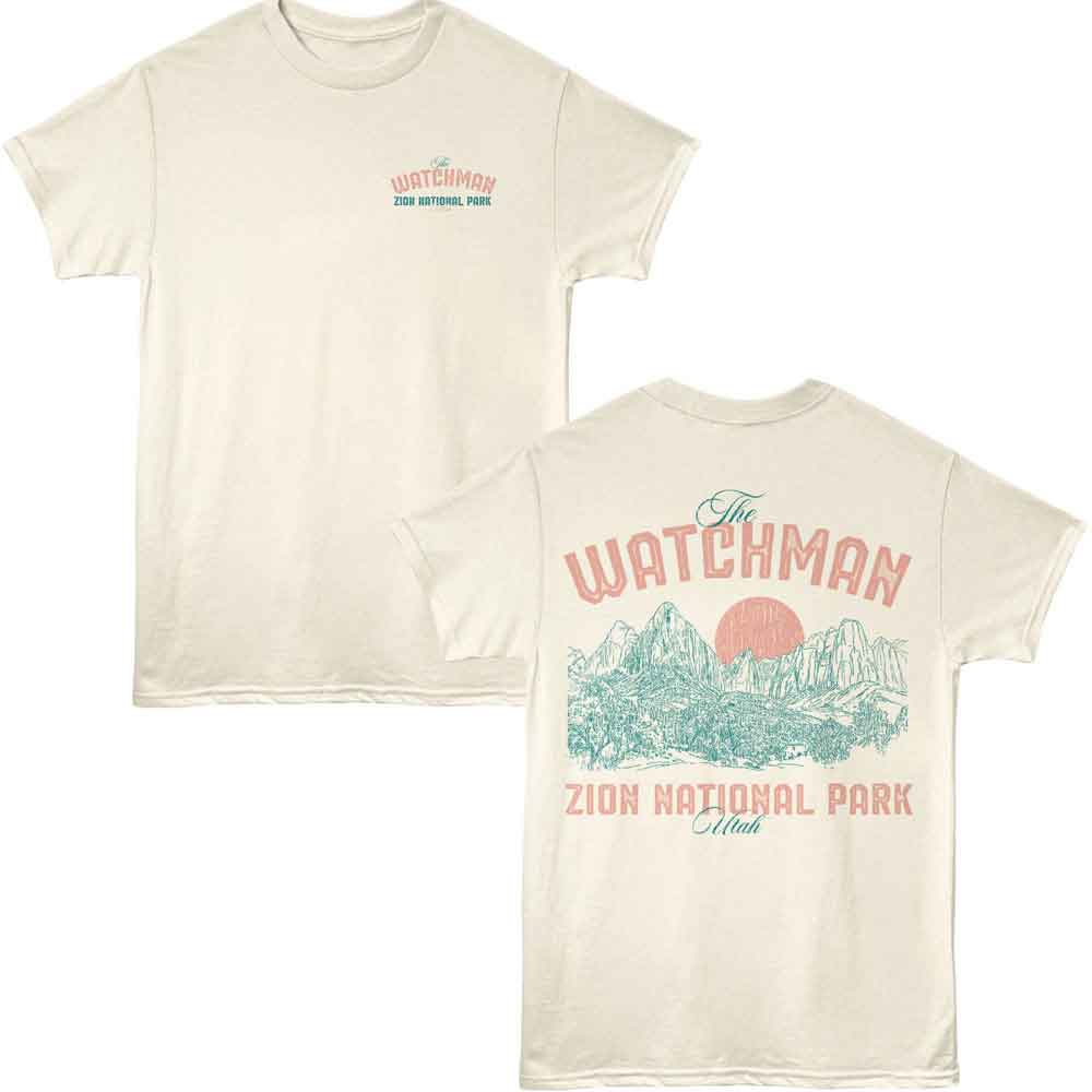Lantern Press - WATCHMAN LANDSCAPE F B Adult Shirt