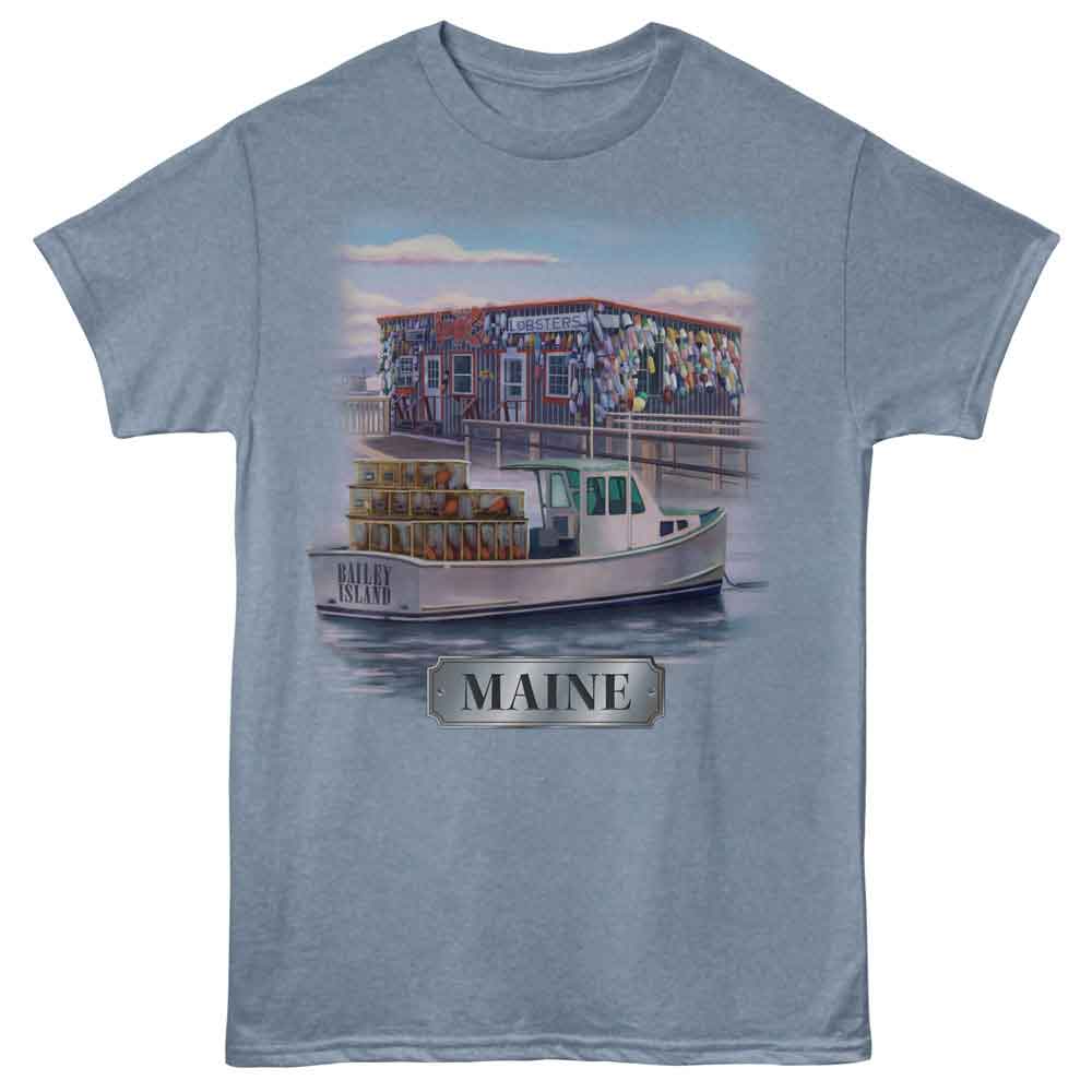 Lantern Press - BAILEY ISLAND Adult Shirt