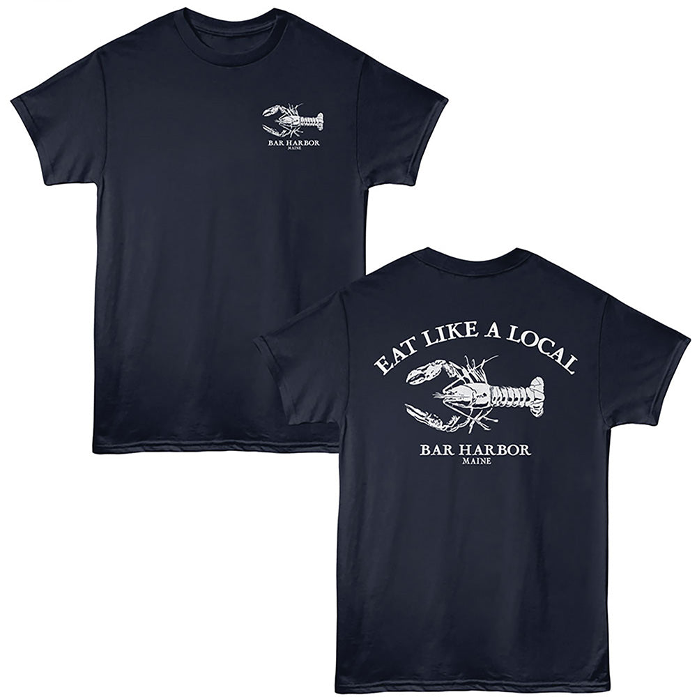 Lantern Press - EAT LIKE A LOCAL Adult Shirt